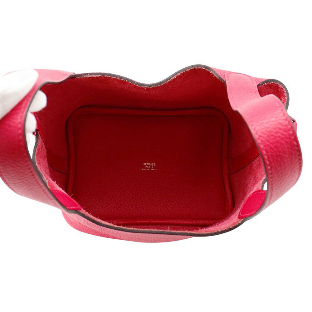 エルメス ハンドバッグ ピコタンロックPM モノクローム ローズメキシコ/ピンク金具 トリヨンクレマンス U刻印