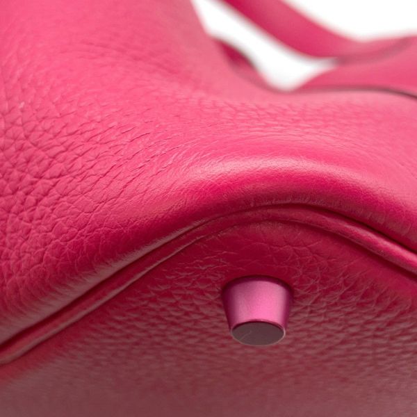 エルメス ハンドバッグ ピコタンロックPM モノクローム ローズメキシコ/ピンク金具 トリヨンクレマンス U刻印