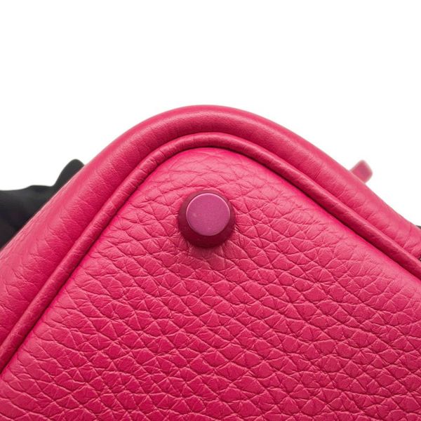エルメス ハンドバッグ ピコタンロックPM モノクローム ローズメキシコ/ピンク金具 トリヨンクレマンス U刻印