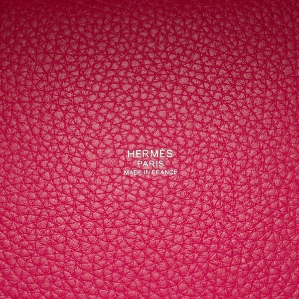 エルメス ハンドバッグ ピコタンロックPM モノクローム ローズメキシコ/ピンク金具 トリヨンクレマンス U刻印