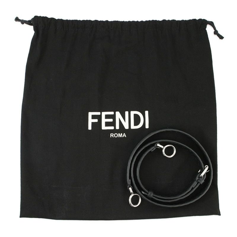 フェンディ ハンドバッグ セレリア ピーカブー アイシーユー ISEEU スモール 8BN327 2way ステッチ 黒