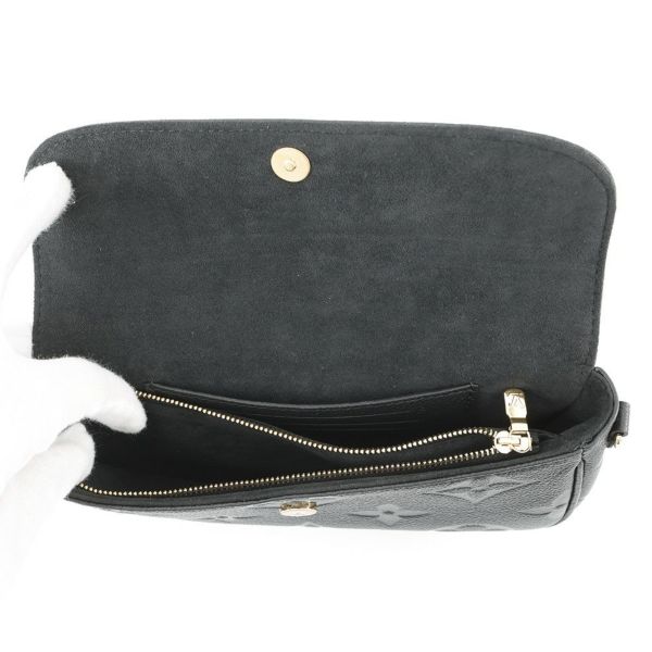 ルイヴィトン チェーンウォレット モノグラム・アンプラント ウォレット オン チェーン・アイビー M82154  2way 黒 ブラック