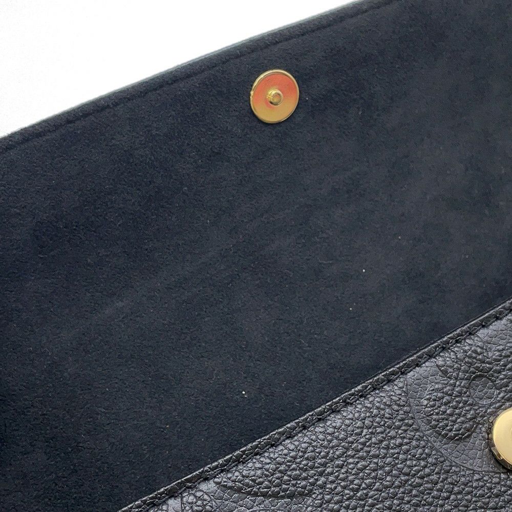 ルイヴィトン チェーンウォレット モノグラム・アンプラント ウォレット オン チェーン・アイビー M82154  2way 黒 ブラック