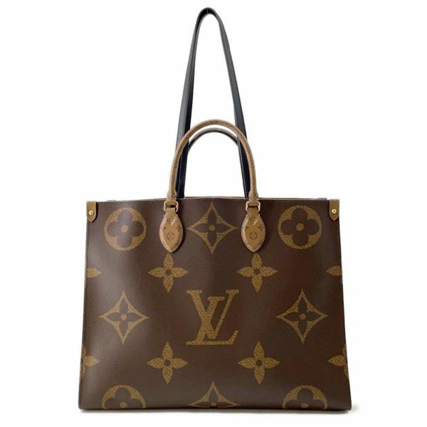 ルイヴィトン トートバッグ モノグラム・リバース ジャイアント オンザゴーGM M45320 LOUIS VUITTON 2wayショルダーバッグ