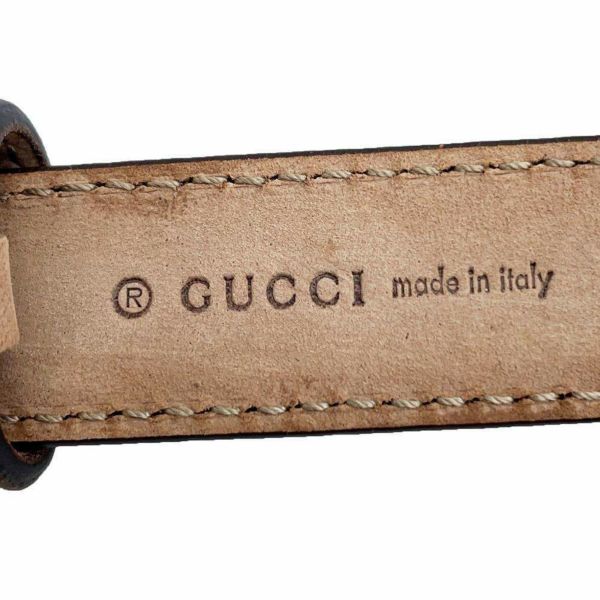 グッチ ベルト インターロッキングG レザー ラインストーン サイズ80 354380 GUCCI アパレル