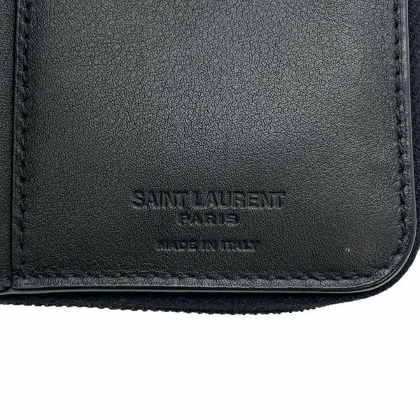 サンローランパリ 二つ折り財布 レオパード パテント 562796 SAINT LAURENT PARIS コンパクトウォレット ヒョウ柄 黒  安心保証 | 中古・新品ブランド販売ギャラリーレア公式通販