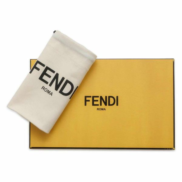 フェンディ 長財布 モンスター レザー 7M0186 FENDI 財布 メンズ 二つ折り