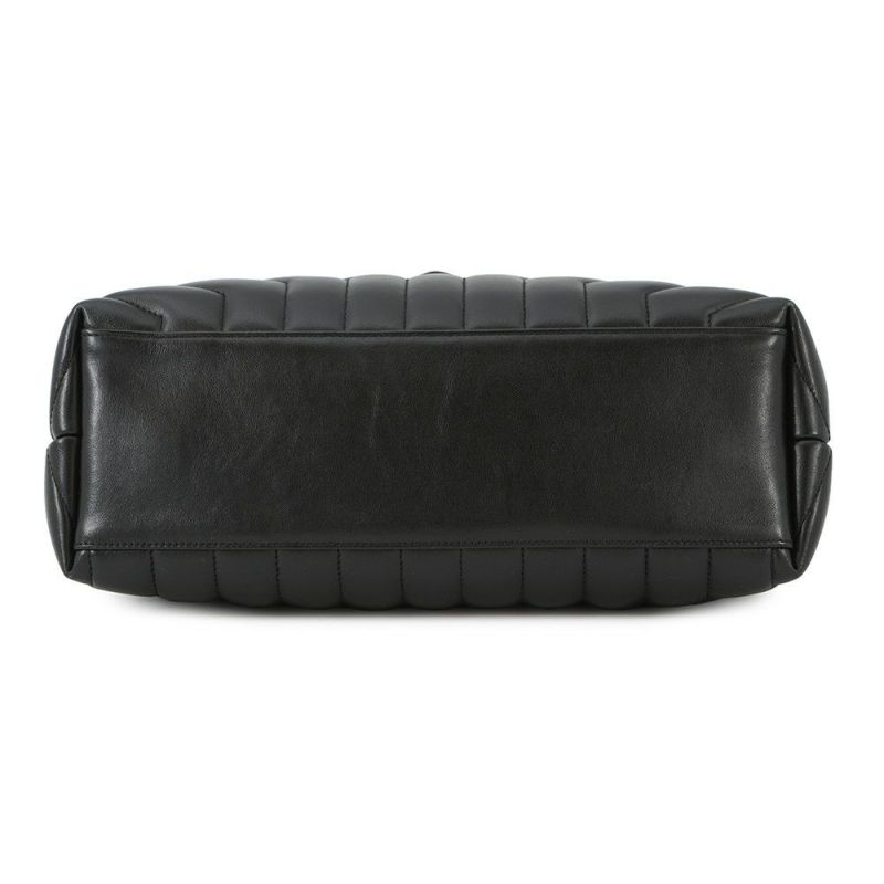 サンローランパリ チェーンショルダー バッグ ルル ミディアム レザー 574946 SAINT LAURENT PARIS 黒