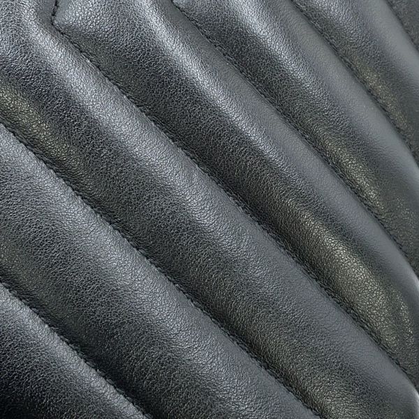 サンローランパリ チェーンショルダー バッグ ルル ミディアム レザー 574946 SAINT LAURENT PARIS 黒