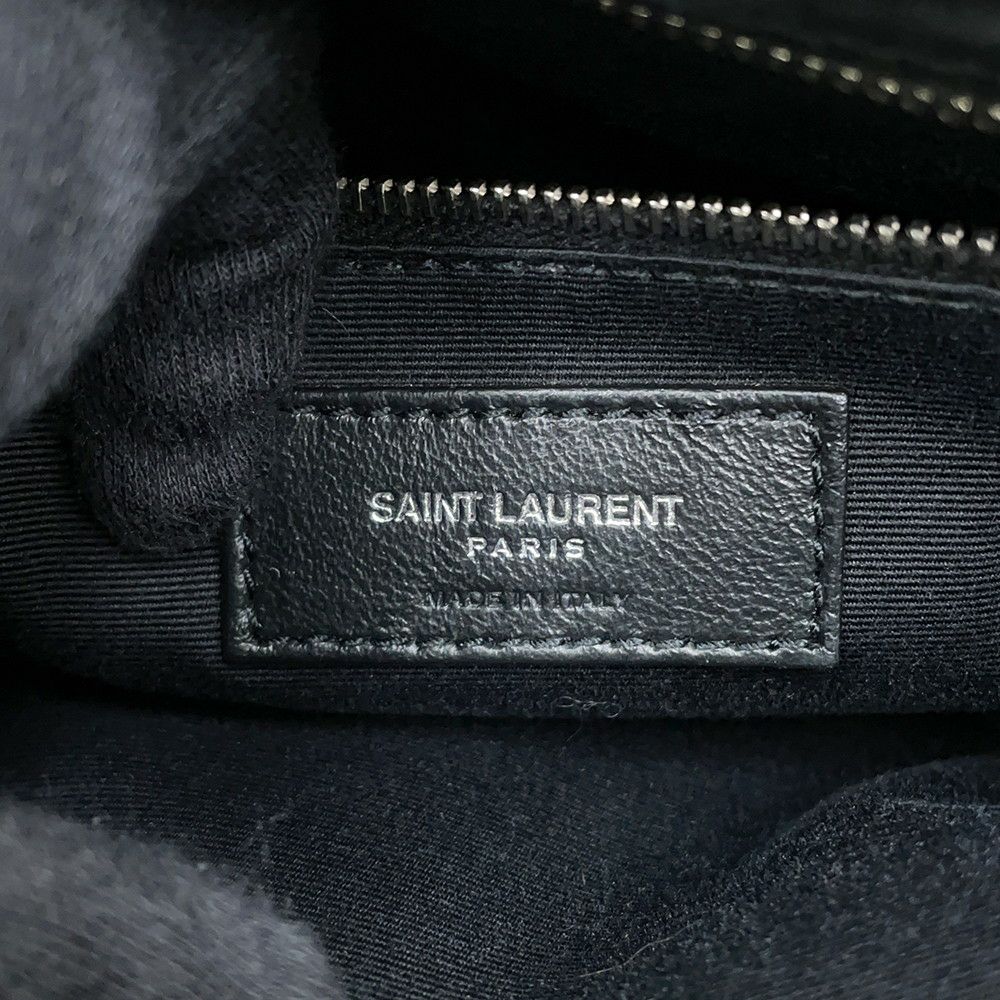 サンローランパリ チェーンショルダー バッグ ルル ミディアム レザー 574946 SAINT LAURENT PARIS 黒