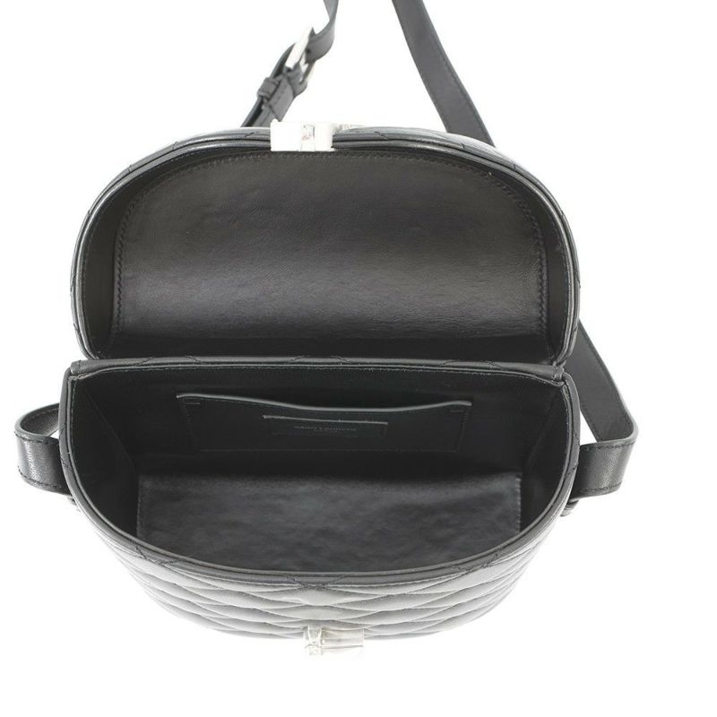 サンローランパリ ショルダーバッグ ジューンボックス YSLロゴ 710298 SAINT LAURENT PARIS バッグ 黒