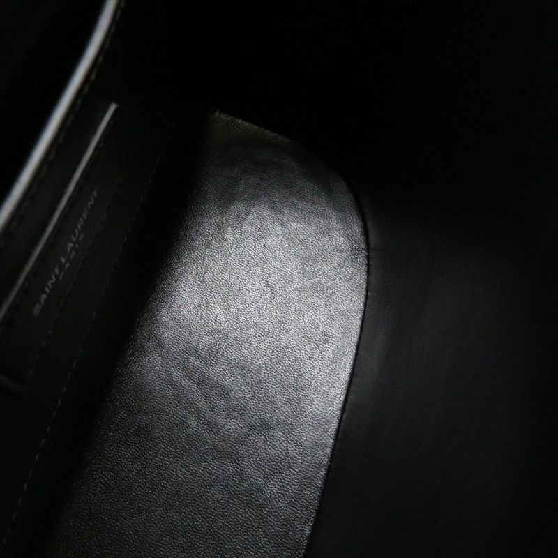 サンローランパリ ショルダーバッグ ジューンボックス YSLロゴ 710298 SAINT LAURENT PARIS バッグ 黒