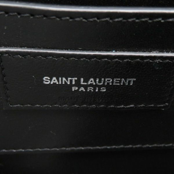 サンローランパリ ショルダーバッグ ジューンボックス YSLロゴ 710298 SAINT LAURENT PARIS バッグ 黒