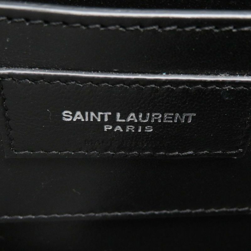 サンローランパリ ショルダーバッグ ジューンボックス YSLロゴ 710298 SAINT LAURENT PARIS バッグ 黒