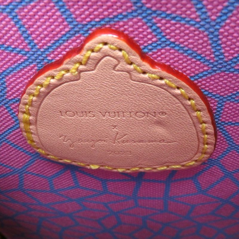 ルイヴィトン ハンドバッグ モニグラム・パンプキン LV×YK プティットサックプラ M82112 ミニバッグ 2wayバッグ 草間彌生