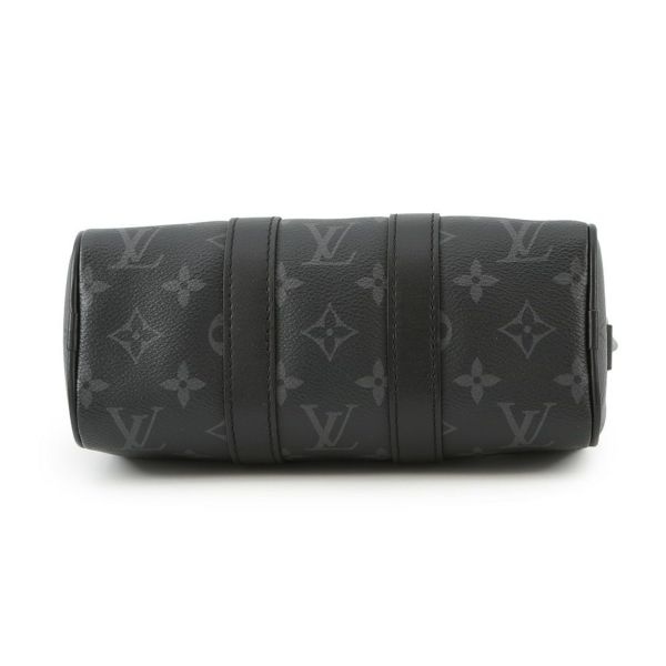 ルイヴィトン ハンドバッグ モノグラム・エクリプス/リバース キーポル XS M45947 ヴィトン 2wayショルダー メンズ 黒 ブラック