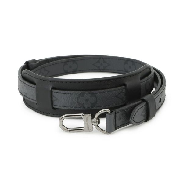 ルイヴィトン ハンドバッグ モノグラム・エクリプス/リバース キーポル XS M45947 ヴィトン 2wayショルダー メンズ 黒 ブラック