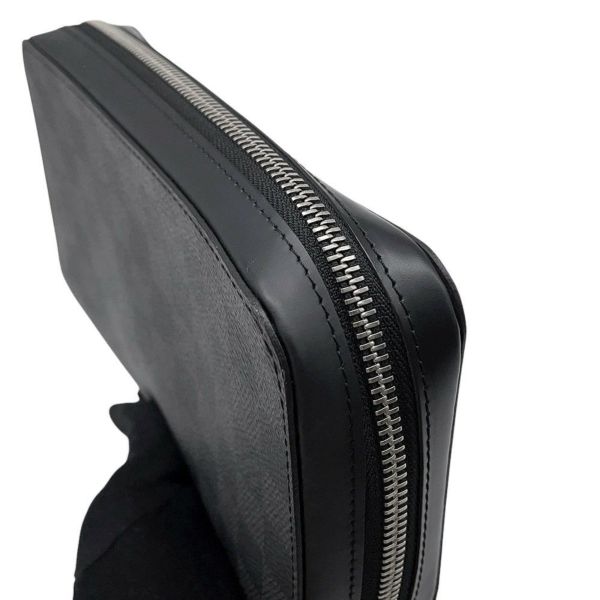 ルイヴィトン 長財布 ダミエ・グラフィット ジッピーXL ハンドル付き N41503 LOUIS VUITTON 財布 メンズ ブラック 黒