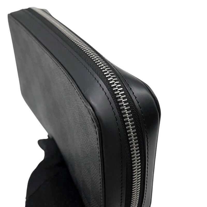 ルイヴィトン 長財布 ダミエ・グラフィット ジッピーXL ハンドル付き N41503 LOUIS VUITTON 財布 メンズ ブラック 黒