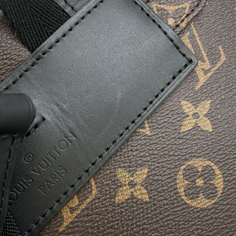 ルイヴィトン リュックサック モノグラム・マカサー クリストファーMM M43735 LOUIS VUITTON バックパック 黒 ブラック