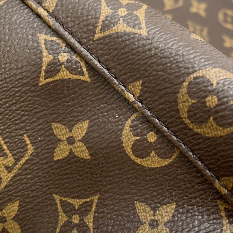 ルイヴィトン リュックサック モノグラム・マカサー クリストファーMM M43735 LOUIS VUITTON バックパック 黒 ブラック