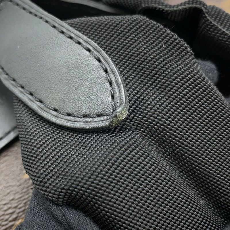 ルイヴィトン リュックサック モノグラム・マカサー クリストファーMM M43735 LOUIS VUITTON バックパック 黒 ブラック