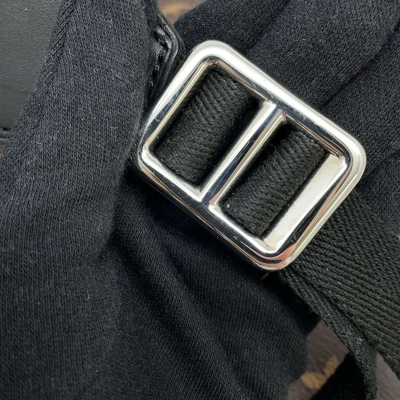 ルイヴィトン リュックサック モノグラム・マカサー クリストファーMM M43735 LOUIS VUITTON バックパック 黒 ブラック