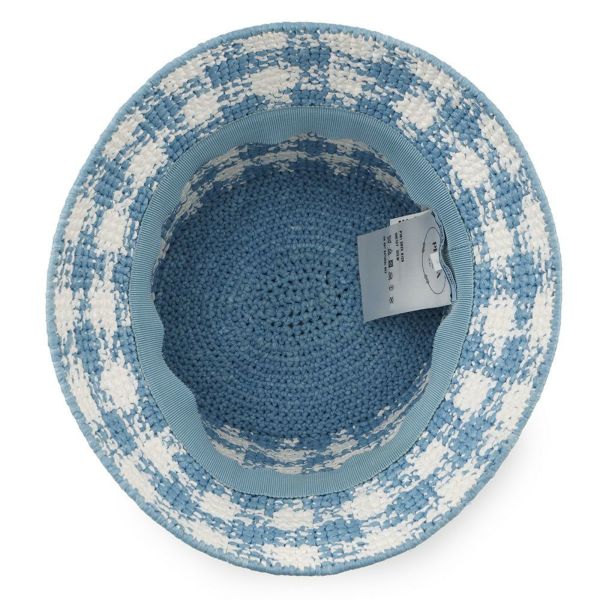 プラダ バケットハット トライアングルロゴ クロシェ サイズS 1HC137