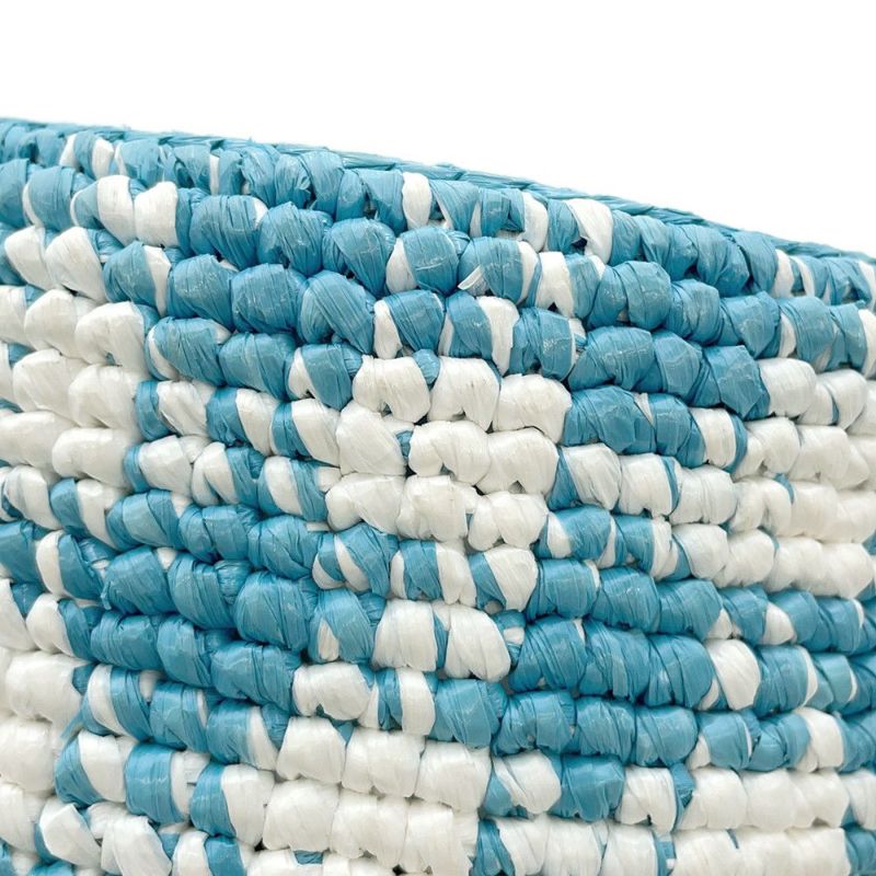 プラダ バケットハット トライアングルロゴ クロシェ サイズS 1HC137