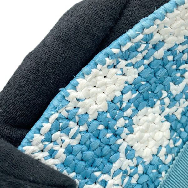 プラダ バケットハット トライアングルロゴ クロシェ サイズS 1HC137