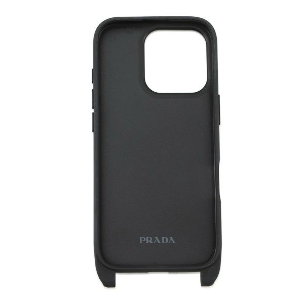 【PRADA】プラダ iPhone13 サフィアーノ スマホケース 黒 PRADA - プラダ PRADA iPhoneケース サフィアーノ iPhone13 Pro