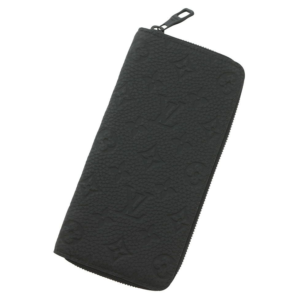 ルイヴィトン 長財布 モノグラム トリヨンレザー ジッピーウォレット・ヴェルティカル M69047 LOUIS VUITTON  財布 メンズ 黒