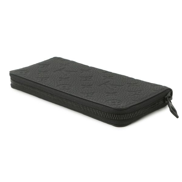 ルイヴィトン 長財布 モノグラム トリヨンレザー ジッピーウォレット・ヴェルティカル M69047 LOUIS VUITTON  財布 メンズ 黒