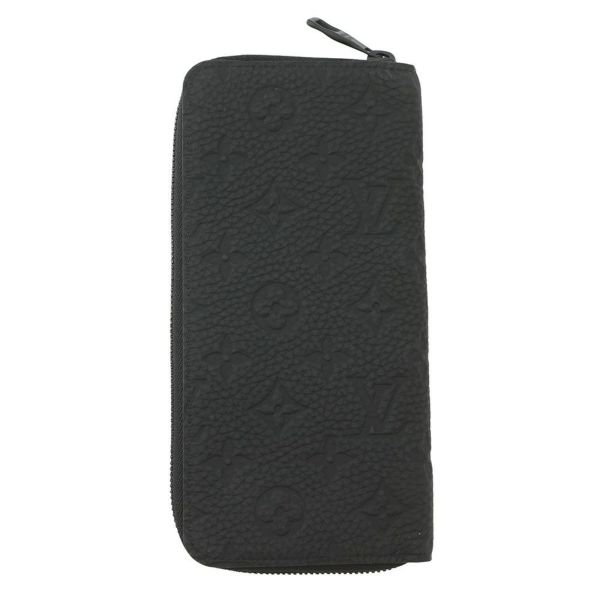 ルイヴィトン 長財布 モノグラム トリヨンレザー ジッピーウォレット・ヴェルティカル M69047 LOUIS VUITTON  財布 メンズ 黒