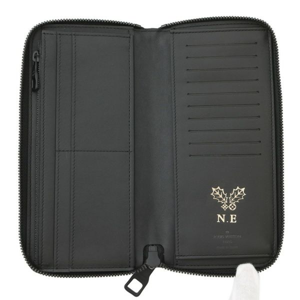 ルイヴィトン 長財布 モノグラム トリヨンレザー ジッピーウォレット・ヴェルティカル M69047 LOUIS VUITTON  財布 メンズ 黒