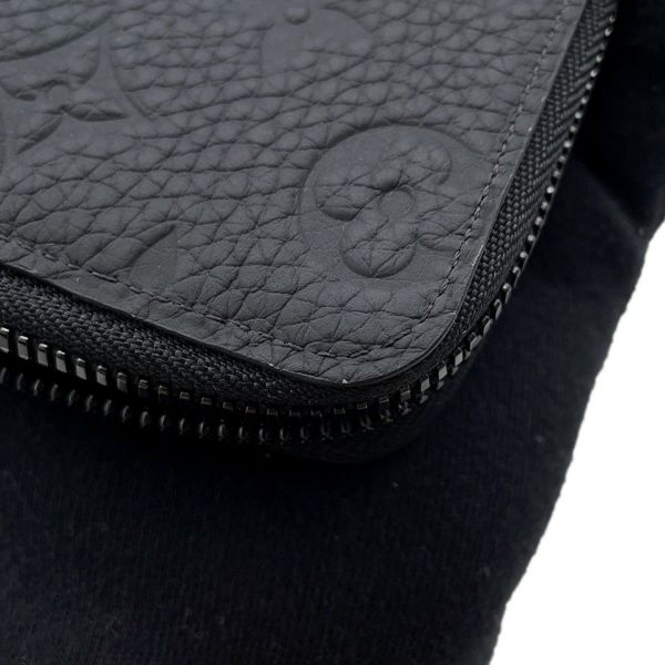 ルイヴィトン 長財布 モノグラム トリヨンレザー ジッピーウォレット・ヴェルティカル M69047 LOUIS VUITTON  財布 メンズ 黒