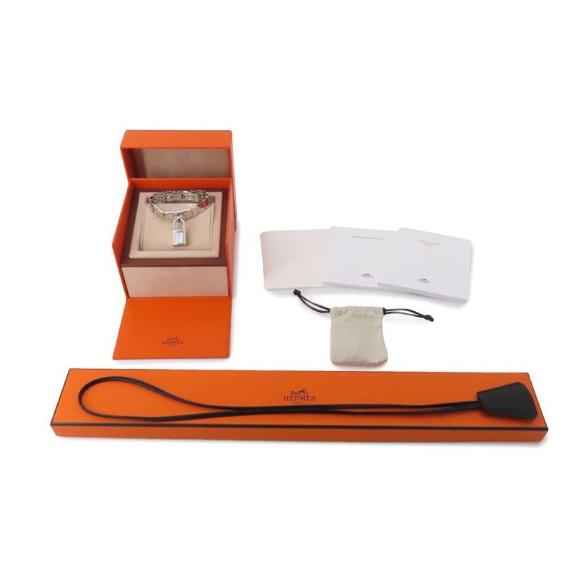 エルメス ケリーウォッチ ダイヤベゼル KE4.130.130 HERMES 腕時計 スパークリングホワイトラッカー文字盤