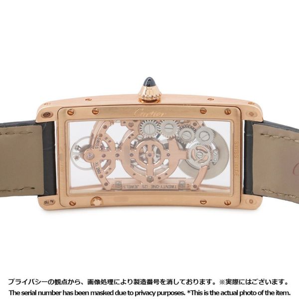 カルティエ タンク サントレ LM 100本限定 WHTA0008 Cartier 腕時計 スケルトン文字盤