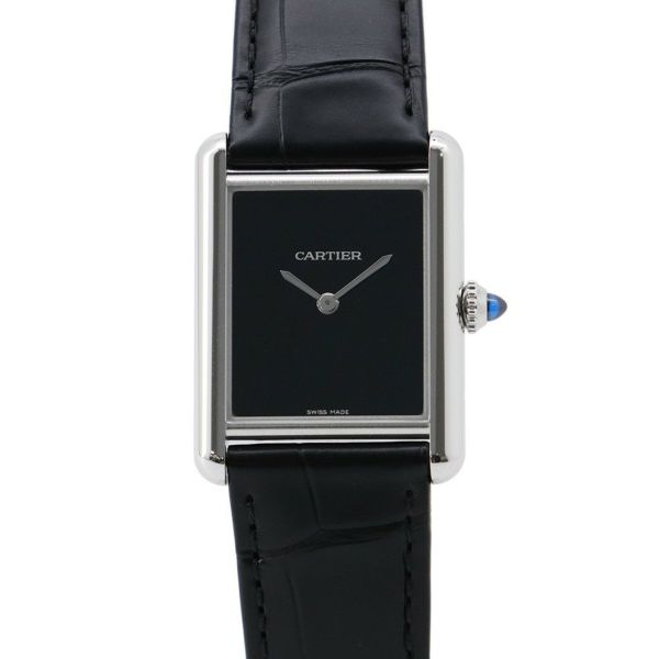 カルティエ タンク マスト ドゥ カルティエ ウォッチ LM WSTA0072 Cartier 腕時計 黒文字盤