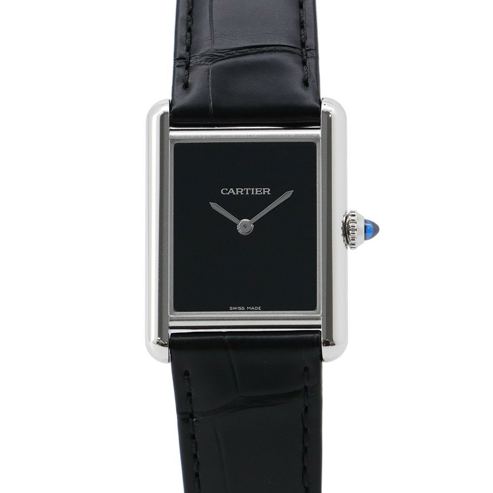 カルティエ タンク マスト ドゥ カルティエ ウォッチ LM WSTA0072 Cartier 腕時計 黒文字盤