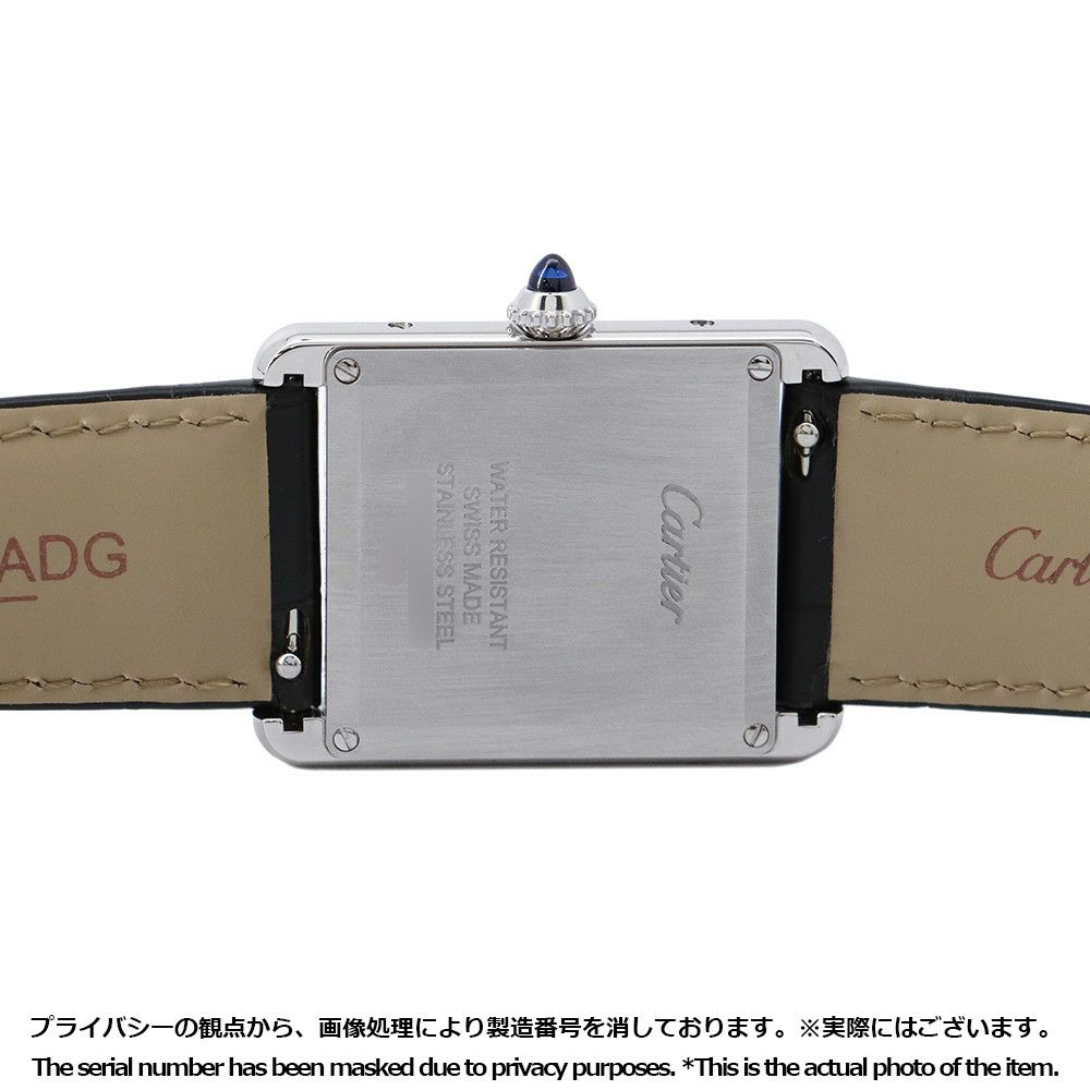 カルティエ タンク マスト ドゥ カルティエ ウォッチ LM WSTA0072 Cartier 腕時計 黒文字盤