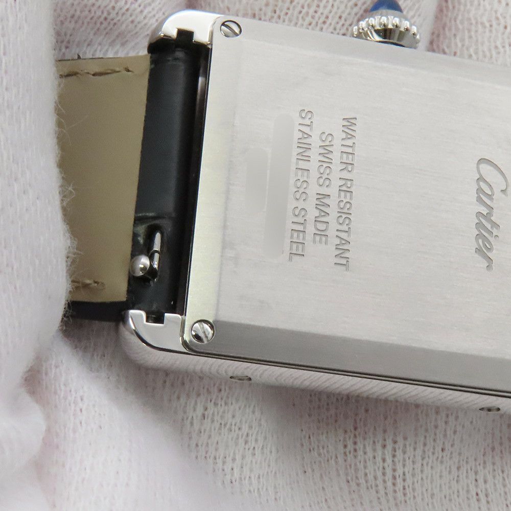 カルティエ タンク マスト ドゥ カルティエ ウォッチ LM WSTA0072 Cartier 腕時計 黒文字盤