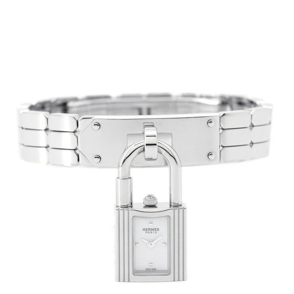 エルメス ケリーウォッチ KE4.110 HERMES 腕時計 スパークリングホワイトラッカー文字盤
