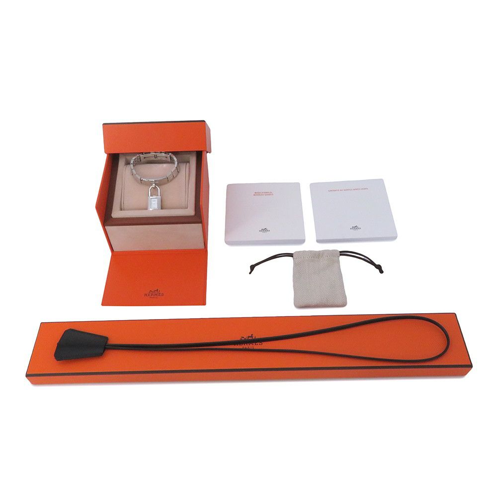 エルメス ケリーウォッチ KE4.110 HERMES 腕時計 スパークリングホワイトラッカー文字盤