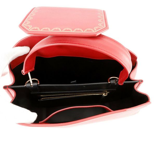 カルティエ ハンドバッグ ガーランド ドゥ カルティエ レザー Cartier 2way