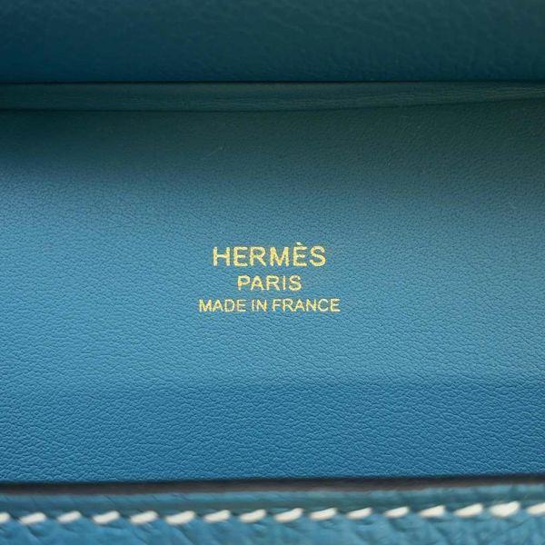 エルメス ジプシエール ミニ ニューブルージーン/ゴールド金具 エバーカラー W刻印