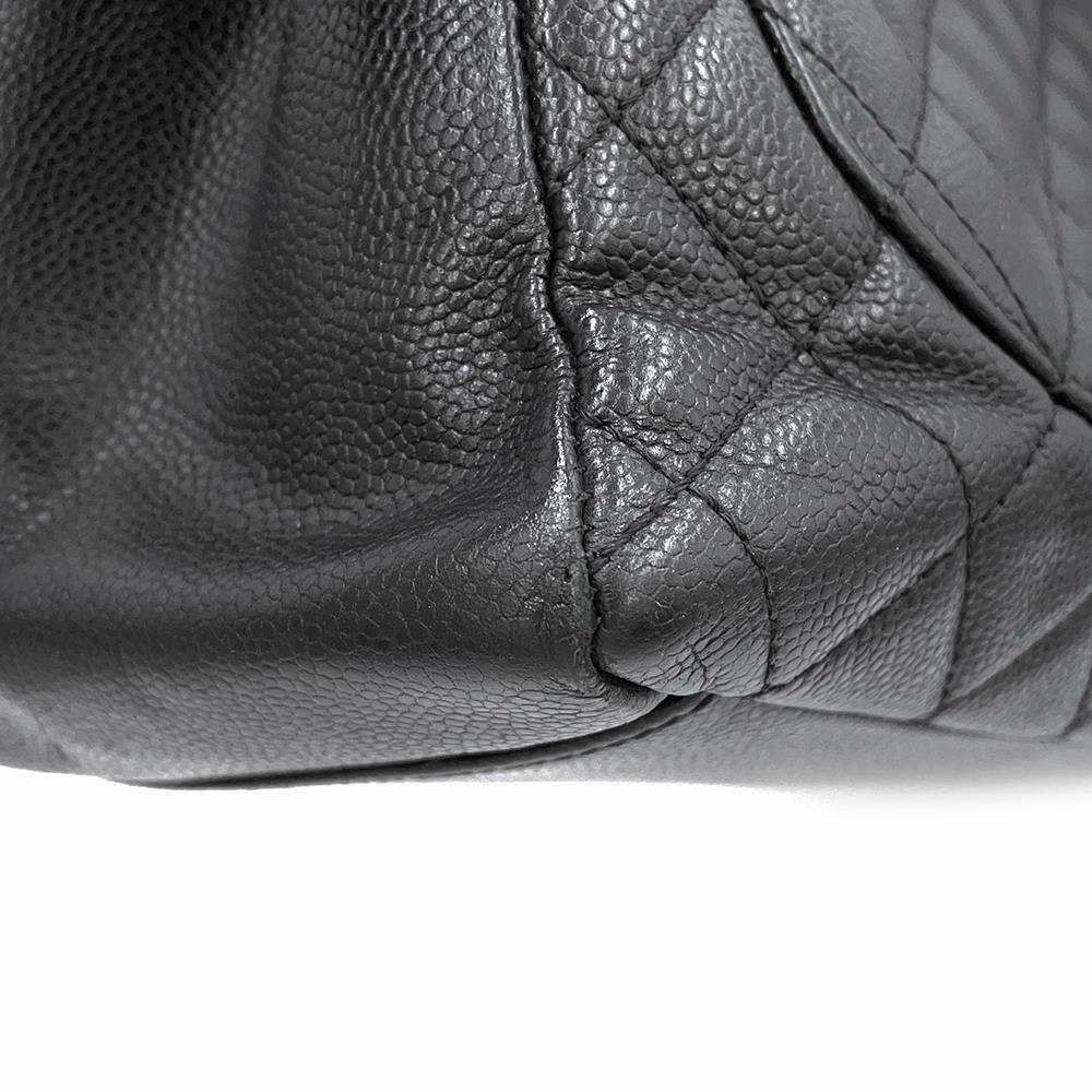 シャネル チェーントートバッグ マトラッセ ココマーク GST トート キャビアスキン A50995 ショルダーバッグ