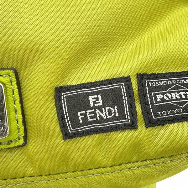 フェンディ ボディバッグ バケット ミニ ポーターコラボ ナイロン 7AS138 FENDI