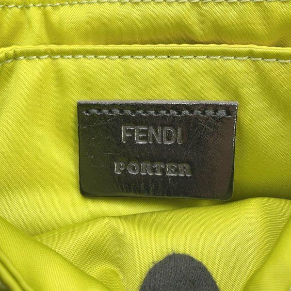 フェンディ ボディバッグ バケット ミニ ポーターコラボ ナイロン 7AS138 FENDI