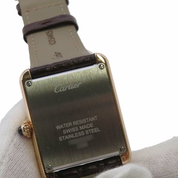 カルティエ タンクソロ SM W5200024 Cartier 腕時計 レディース シルバー文字盤